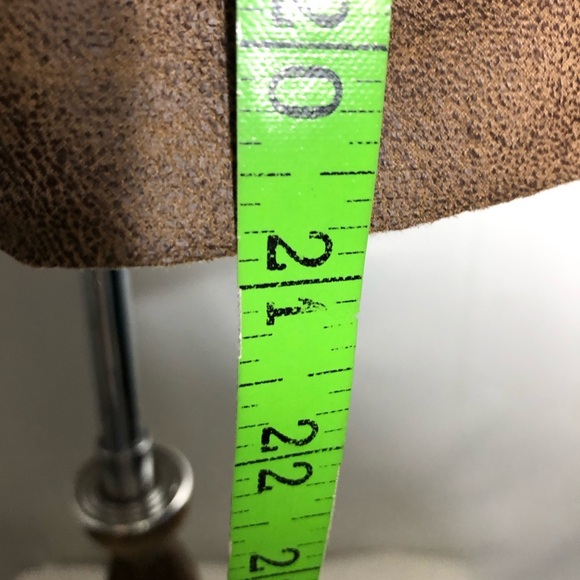 Women’s Brown Lined Faux Leather Vest. Size Medium. Soya Concept. Like New. - Picture 4 of 8